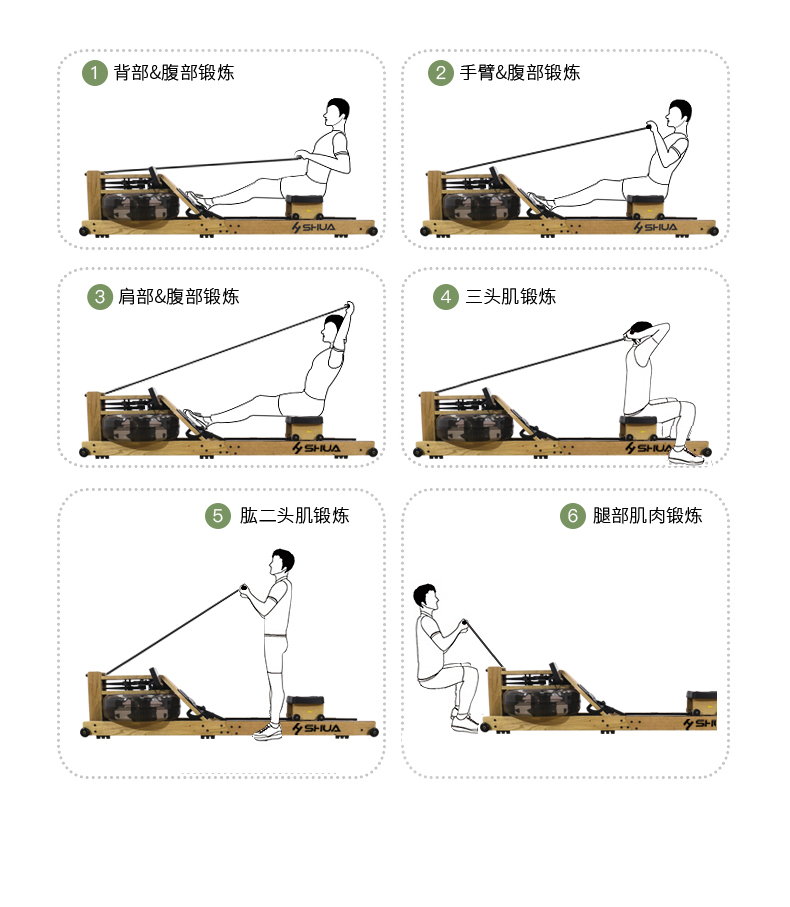 室内健身器材-划船器SH-R5100