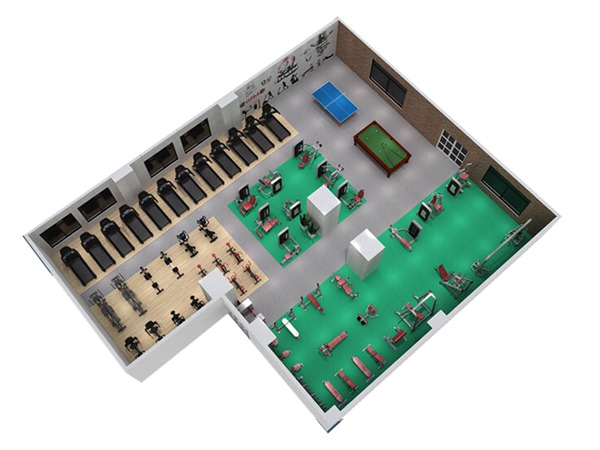 1000平方健身房配置方案-广西快盈VIII体育健身器材有限公司 1000平方健身房配置方案-广西快盈VIII体育健身器材有限公司